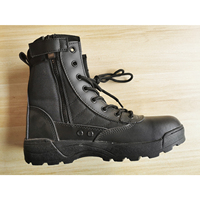 Chaussures de Sport d'Extérieur pour Hommes, Bottes de Randonnée Vertes Imperméables, Bottes de Trekking et d'Alpinisme, Bottes Tactiques Noir Désert avec Fermeture Éclair