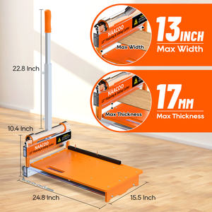 Cortador de Pisos de Vinilo de PVC Mejorado de 13 Pulgadas, Profesional, para SPC, LVP, LVT, WPC, <span class=keywords><strong>RVP</strong></span>, VCT, Corta Pisos de 17 mm de Espesor, Accesorios para Pisos - Product Image 4