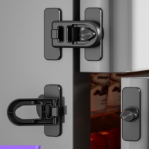 Protección de seguridad para niños, cerradura para refrigerador, muebles para el hogar, puerta de armario, cerraduras de seguridad, dispensador de agua antiabierto, hebilla de casillero - Product Image 2