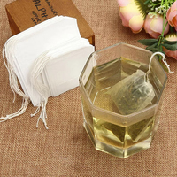 Sachets de thé biodégradables écologiques jetables en tissu non tissé filtre thermoscellable vides pour thé en vrac fabriqués en papier pour usage alimentaire