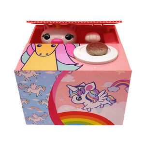 <span class=keywords><strong>Tirelire</strong></span> créative en forme de <span class=keywords><strong>licorne</strong></span> Cadeau d'anniversaire Décoration intérieure <span class=keywords><strong>Tirelire</strong></span> pour enfants - Product Image 1