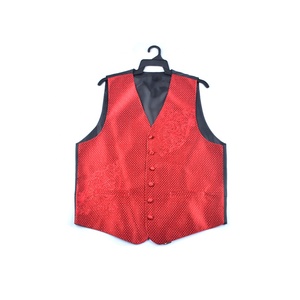 <span class=keywords><strong>Gilet</strong></span> <span class=keywords><strong>pour</strong></span> <span class=keywords><strong>homme</strong></span> en polyester tissé de dernière génération de la marque Dynastyle, <span class=keywords><strong>rouge</strong></span>, <span class=keywords><strong>pour</strong></span> <span class=keywords><strong>costume</strong></span> de mariage - Product Image 3