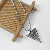 Collier anti-ondes électromagnétiques à ions négatifs en acier inoxydable avec pierre minérale, fabrication sur mesure