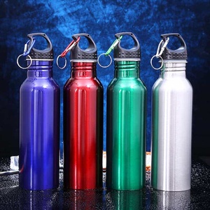 Nueva Botella Deportiva Creativa de Acero Inoxidable de Pared Simple, con Impresión de Logotipo Promocional, para Regalo, Tienda, Deportes al Aire Libre, a Prueba de Fugas - Product Image 2