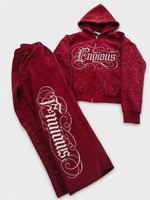 Hoodie personnalisé avec logo imprimé en relief 3D sur l'épaule, pour homme, coupe oversize, court, épais, zippé, effet vieilli, style vintage, ensemble