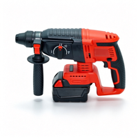 Marteau perforateur rotatif sans fil 18V, 4 modes de fonctionnement, portable, lithium-ion, pour béton, maçonnerie, métal, bois