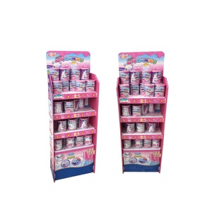 ชั้นวางสินค้าปลีกแบบกำหนดเองของ Paksen ทำจากกระดาษแข็งพับได้เป็นมิตรกับสิ่งแวดล้อม สำหรับตั้งโชว์สินค้าบนพื้นพร้อมดีไซน์พิมพ์ลาย ชั้นวางกระดาษแข็ง PDQ - Product Image 5