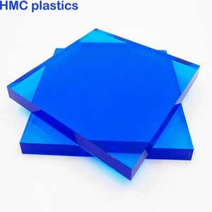 Feuilles acryliques bleues, panneau de panneau de feuille de lucite acrylique de perspex de pmma bleu <span class=keywords><strong>opaque</strong></span> personnalisé ou bleu teinté - Product Image 2