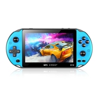 Pas cher X12 grand écran 5.1 pouces lecteur de jeu portable jeux construits consoles de jeux vidéo pour PSP enfants cadeau