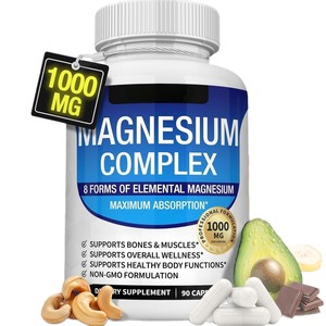 Complesso Elementare Mg <span class=keywords><strong>Formula</strong></span> 8 Professionale con Estratto Erboristico per Supporto Notturno e Muscolare, Massima Assorbimento, in Capsule - Product Image 5