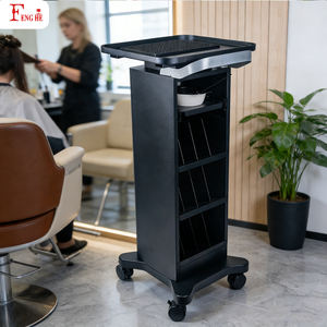 รถเข็นย้อม<span class=keywords><strong>ผม</strong></span>สำหรับร้านเสริมสวยแบบขายส่ง 4 ชั้น พร้อมชั้นวางสำหรับจัดแสดงสีผมและถาดกันลื่นสำหรับร้านทำ<span class=keywords><strong>ผม</strong></span> - Product Image 4