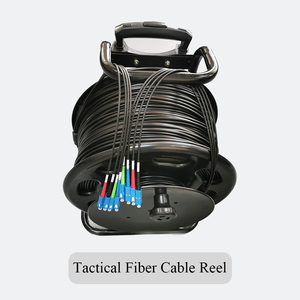 戦術用光ファイバーケーブル J599/ODC/ODVA リトラクタブルケーブルリール 防水ハウジング エクステンション アーマード ブロードキャスト戦術用パッチコード - Product Image 6