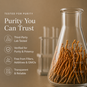 Qidan OEM Polisacáridos 10% Cordyceps Militaris Hongo de Alta Potencia Suplemento de Cuerpo Fructífero Fabricante Botella Tambor - Product Image 3