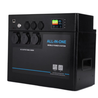 Onduleur solaire Lux 25KG Powar hybride 3840Wh générant une portabilité système d'alimentation en énergie d'urgence