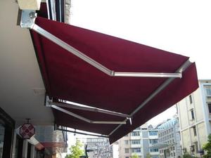 Sombrilla impermeable para exteriores resistente al viento, <span class=keywords><strong>brazo</strong></span> plegable de aluminio de alta resistencia para terraza, <span class=keywords><strong>toldo</strong></span> <span class=keywords><strong>retráctil</strong></span> personalizable para tienda - Product Image 6