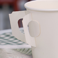 Tasse à café jetable durable avec poignée confortable et robuste pour boissons chaudes de type chocolat chaud de la marque Herbal Tea Shop