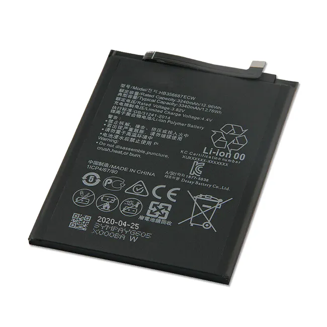 For Huawei p30 lite mate 40 pro p20 honor 8 9 mt7 hb386589ecw battery