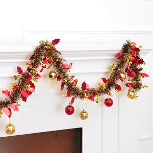 Cintas Decorativas Navideñas, Guirnaldas de Oropel para Árboles de Navidad, Decoraciones para Ventanas, Arreglos para Restaurantes, Guirnaldas Decorativas para Paredes - Product Image 4