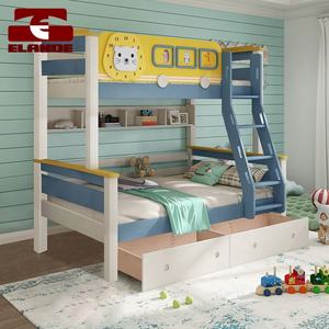<span class=keywords><strong>Litera</strong></span> multifuncional para niños, cama de madera sólida con <span class=keywords><strong>escalera</strong></span> simple, mueble de dormitorio, venta al por mayor - Product Image 5