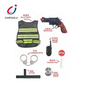 Cool Plastic Simulation <strong>Kids</strong> Pretend School <strong>Costume</strong> Role Play <strong>Police</strong> Set Toy - Product Image 1