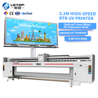 Impresora digital de inyección de tinta LETOP para plotter, máquina de impresión de gran formato para pancartas, impresora UV de rollo, fabricada en China