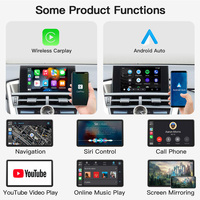 Decodificador Inalámbrico CARABC Apple CarPlay y Android Auto para LEXUS 2014-2019 CT ES GS IS LC LS LX NX RC RX Reproductor de Video para Auto Youtube