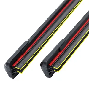 HUOYE Hot Sale Wholesale double rubber strip factory All Car Wiper Size Auto Wiper Blade Soft Wiper Blade