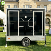 Remorque sanitaire mobile GoEasy Multi Station, 2, 3, 4 ou 5 postes, pour chantier de construction