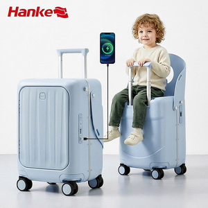 <span class=keywords><strong>Valise</strong></span> pour enfants avec ceinture de sécurité, port de charge et roues avec frein, <span class=keywords><strong>valise</strong></span> à roulettes pour enfants avec siège - Product Image 1