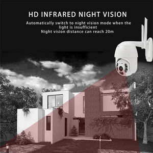 Caméra de sécurité IP dôme WiFi sans fil extérieure ICSEE <span class=keywords><strong>1080P</strong></span> 3MP/<span class=keywords><strong>4MP</strong></span>/5MP/8MP PTZ avec audio bidirectionnel P2P, suivi automatique et capteur CMOS - Product Image 5
