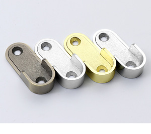 Meilleures ventes : Quincaillerie de meubles domestiques – Supports ovales en alliage de zinc et aluminium pour tringles de penderie et plateaux à vêtements - Product Image 3
