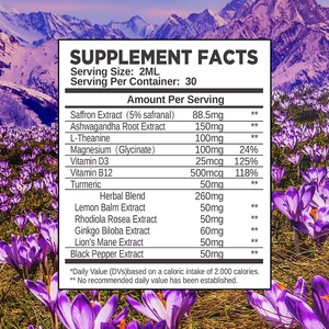 Líquido de azafrán liposomal al por mayor de alta calidad con vitamina D3 B12 mejora el sistema inmunológico y aumenta la vitalidad - Product Image 3