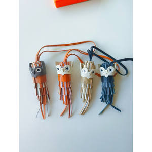 Ea638 कस्टम जानवर आकार वास्तविक चमड़े के हस्तनिर्मित ओल टासल बैग पेंडेंट हैंडबैग के लिए आकर्षक अद्वितीय छोटा - Product Image 3