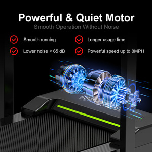 Equipo de Fitness portátil, Mini máquina de inclinada plegable para el hogar y la cinta de correr Oficina, máquina de cinta de correr eléctrica para caminar - Product Image 4