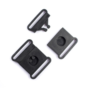 Boucles de sécurité en plastique de 1 pouce, sangle en sangle, boucle à dégagement rapide, ajusteur de ceinture pour badge de soutien-gorge, cordon de cou - Product Image 1