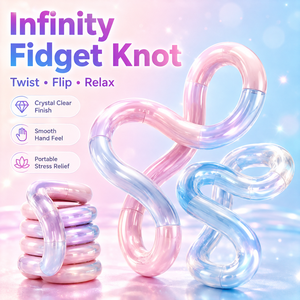 Juguete Oficial Original Unknot <span class=keywords><strong>Phantom</strong></span> Stone PVC Series, Sensible a la Temperatura, Cambia de Color, Twister, para TDAH, Pequeño, Regalo, Unisex - Product Image 1