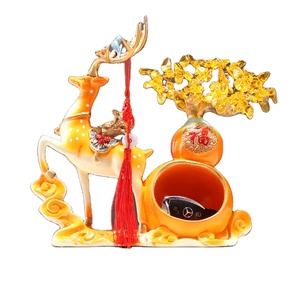 Almacenamiento de llaves, adorno de alce, luz moderna, lujo, sala de estar, entrada, gabinete de vino, decoración, regalos de inauguración - Product Image 1