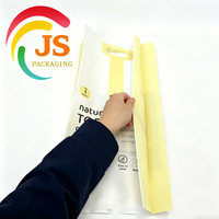 Sachet Doypack personnalisé à soufflets latéraux pour emballage alimentaire et snacks, avec poignée découpée en D, fenêtre transparente, anti-odeur, en matière plastique de qualité alimentaire
