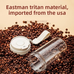 Tritan Straw Type Large Capacity Leak-Proof Portable Water <b>Bottle</b> Coffee Mug Outdoor Sports Hydration <b>Flask</b> Car-Mounted - Product Image 4