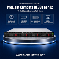 Serveur DL360 Gen12 monté en rack pour la virtualisation, la sauvegarde de bases de données, le stockage de fichiers, le réseau de bureau, le laboratoire
