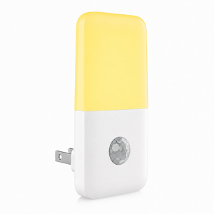 Motion <b>Sensor</b> LED Night <b>Light</b> 2700K Warm White 0.5W Plug In <b>Indoor</b> Lighting with ABS Housing OEM Customization - Product Image 1