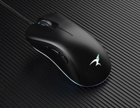 Mouse Gaming RGB Berkabel OEM USB Ergonomis 9-Tombol DPI Tinggi Dapat Diprogram Minimalis Atmosferik untuk Komputer 1.8M