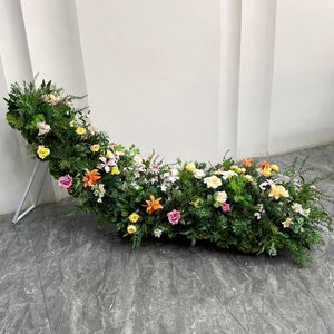 Arreglo Floral Artificial de Rosas y Hortensias en Cascada, Hecho a Mano, para Cumpleaños, Banquetes, Mesas de Hotel, Cajas, Escenarios de Boda - Product Image 3