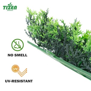 Tizen decoração para área externa, uv, resistente, jardim, para áreas externas, decoração verde, caixa de pinha, pendurar, plantas artificiais, parede de grama - Product Image 4