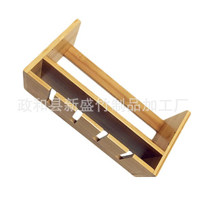 Support mural créatif et moderne pour verres à vin, sans perçage, en bambou, personnalisable. - Product Image 2