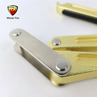 Collier de serrage pour tuyau d'incendie en aluminium couleur or
