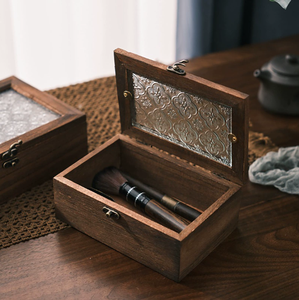 Conjuntos de cajas de té de madera de lujo al por mayor, almacenamiento de té personalizable OEM a granel para hoteles y promoción minorista - Product Image 1