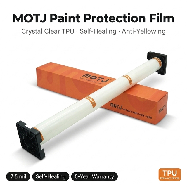 MOTJ High Quality 7.5mil Matte PPF TPU Car Body Paint Protection Film Sand Proof Anti-Scratch Self-Healing 5-Year Warranty