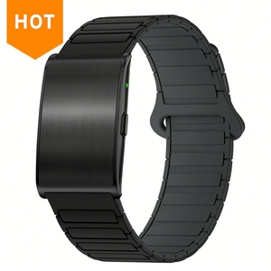 DT66 เครื่องติดตามกิจกรรม ไม่มีหน้าจอแสดงผล วัดอัตราการเต้นของหัวใจ วัดออกซิเจนในเลือด ตรวจจับการนอนหลับ สายรัดข้อมืออัจฉริยะกันน้ำ ชาร์จแม่เหล็ก แบตเตอรี่ 180mAh ใช้งานได้ 30 วัน - Product Image 1