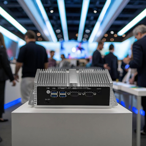 Công nghiệp Mini <span class=keywords><strong>PC</strong></span> với Dual core Intel i3 7100U không quạt <span class=keywords><strong>DDR4</strong></span> <span class=keywords><strong>RAM</strong></span> HDD/SSD CN cắm mạng kép (Wifi tùy chọn) sử dụng New Linux OS - Product Image 4